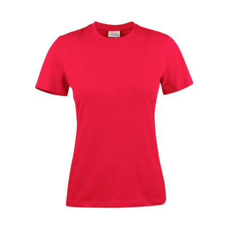 Printer Essentials PE2264033 Printer Essentials Ladies Heavier Pro T-Shirt Red