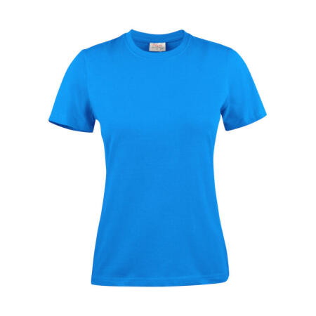 Printer Essentials PE2264033 Printer Essentials Ladies Heavier Pro T-Shirt Ocean Blue