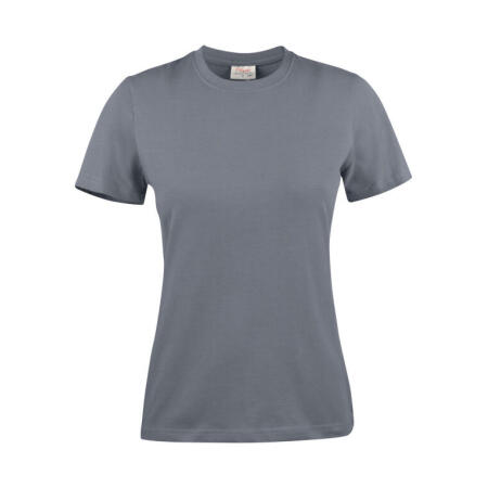Printer Essentials PE2264033 Printer Essentials Ladies Heavier Pro T-Shirt Steel Grey