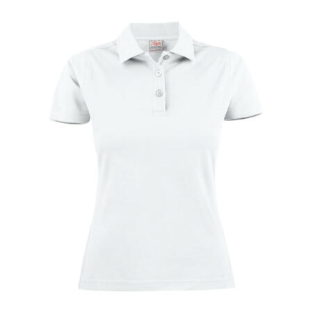 Printer Essentials PE2265009 Printer Essentials Ladies Surf Pique Polo White