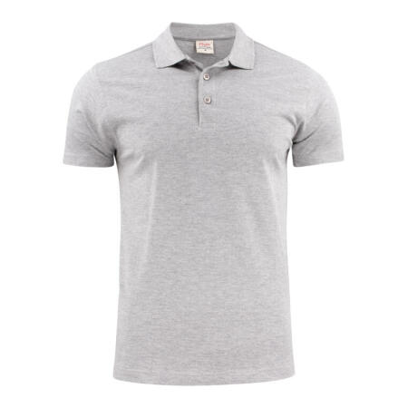 Printer Essentials PE2265016 Printer Essentials Mens Surf RSX Pique Polo Grey Melange