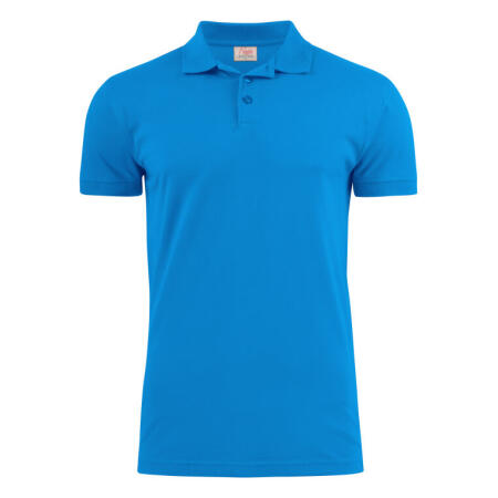 Printer Essentials PE2265020 Printer Essentials Surf Stretch Polo Ocean Blue