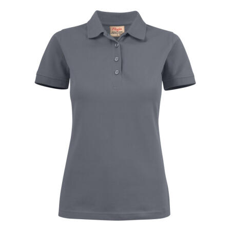 Printer Essentials PE2265021 Printer Essentials Ladies Surf Stretch Polo Steel Grey