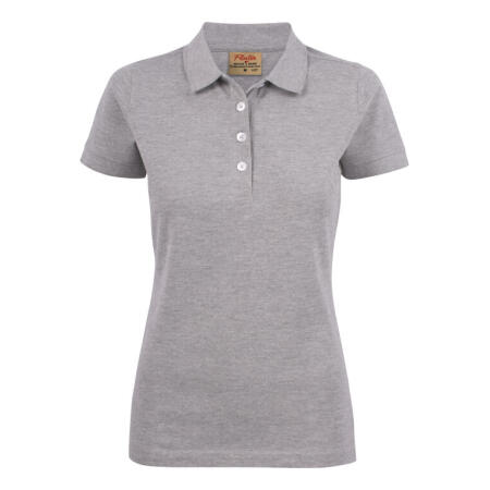 Printer Essentials PE2265021 Printer Essentials Ladies Surf Stretch Polo Grey Melange