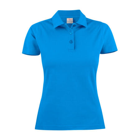 Printer Essentials PE2265023 Printer Essentials Ladies Surf Light Polo Ocean Blue