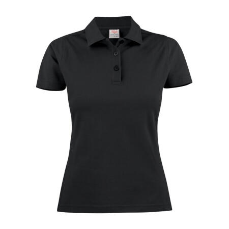 Printer Essentials PE2265023 Printer Essentials Ladies Surf Light Polo Black