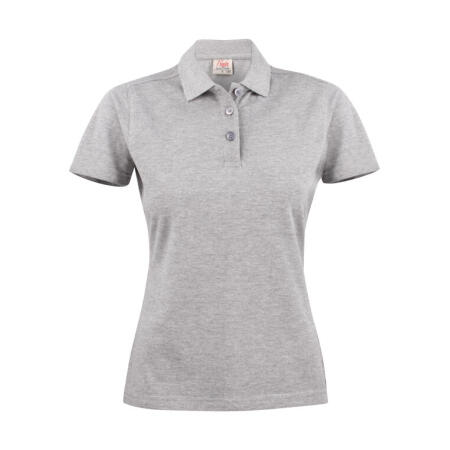 Printer Essentials PE2265023 Printer Essentials Ladies Surf Light Polo Grey Melange