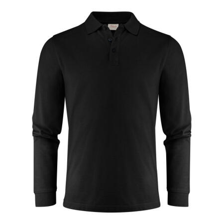 Printer Essentials PE2265026 Printer Essentials Surf Pro LS Polo Black