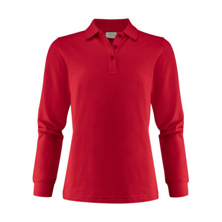 Printer Essentials PE2265027 Printer Essentials Ladies Surf Pro LS Polo Red