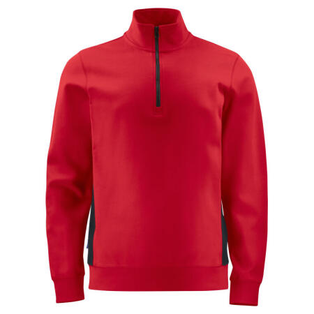 Pro-Job PJ642128 Pro-Job Prio 2128 1/2 Zip Sweatshirt Red