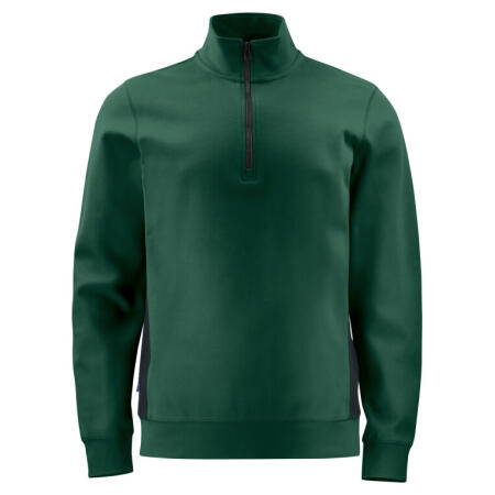 Pro-Job PJ642128 Pro-Job Prio 2128 1/2 Zip Sweatshirt Forest Green