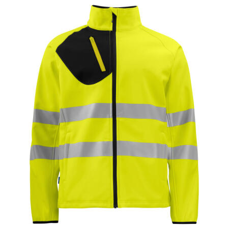 Pro-Job PJ646432 Pro-Job Prio 6432 Class 3/2 Softshell Jacket Yellow/Black
