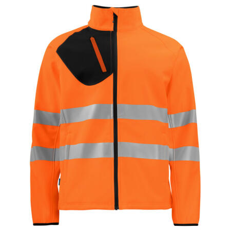 Pro-Job PJ646432 Pro-Job Prio 6432 Class 3/2 Softshell Jacket Orange/Black