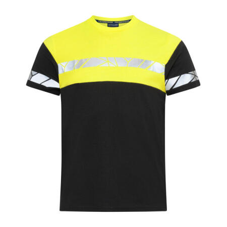 Pro-Job PJ647001 Pro-Job Progression 7001 T-Shirt Black/Yellow