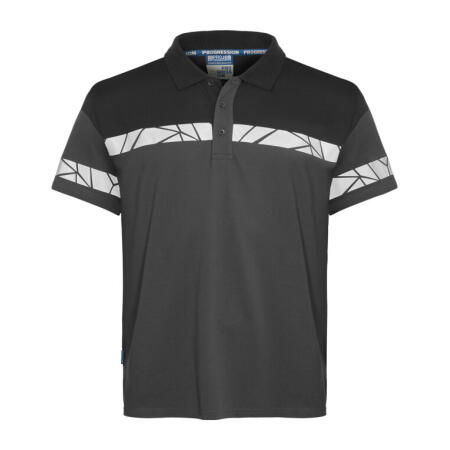 Pro-Job PJ647003 Pro-Job Progression 7003 Pique Polo Grey/Black