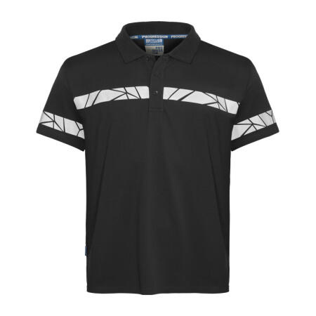 Pro-Job PJ647003 Pro-Job Progression 7003 Pique Polo Black/Black