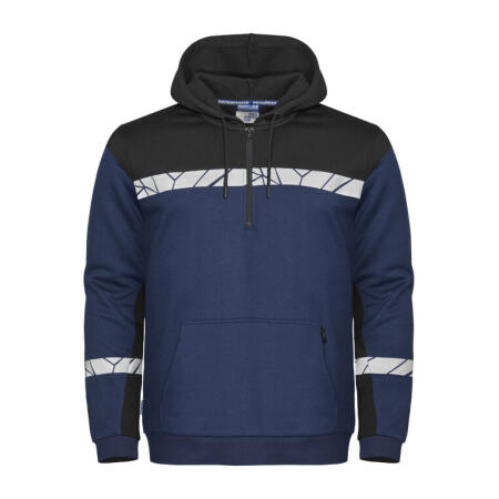 Pro-Job PJ647104 Pro-Job Progression 7104 1/2 Zip Hoodie Navy/Black
