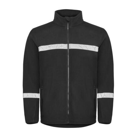 Pro-Job PJ647300 Pro-Job Progression 7300 Full Zip Fleece Black/Black
