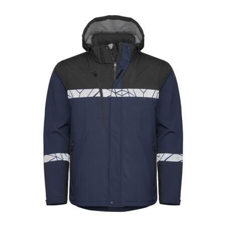 Pro-Job PJ647400 Pro-Job  Progression 7400 Softshell Jacket Navy/Black