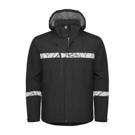 Pro-Job PJ647400 Pro-Job  Progression 7400 Softshell Jacket Black/Black