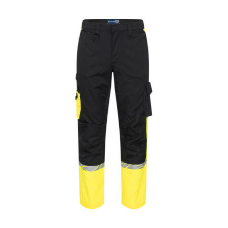 Pro-Job PJ647507 Pro-Job Progression 7507 Service Pant Black/Yellow