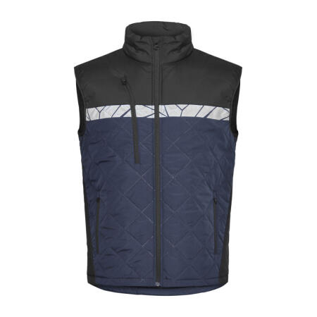 Pro-Job PJ647700 Pro-Job Progression 7700 Quilted Vest Navy/Black