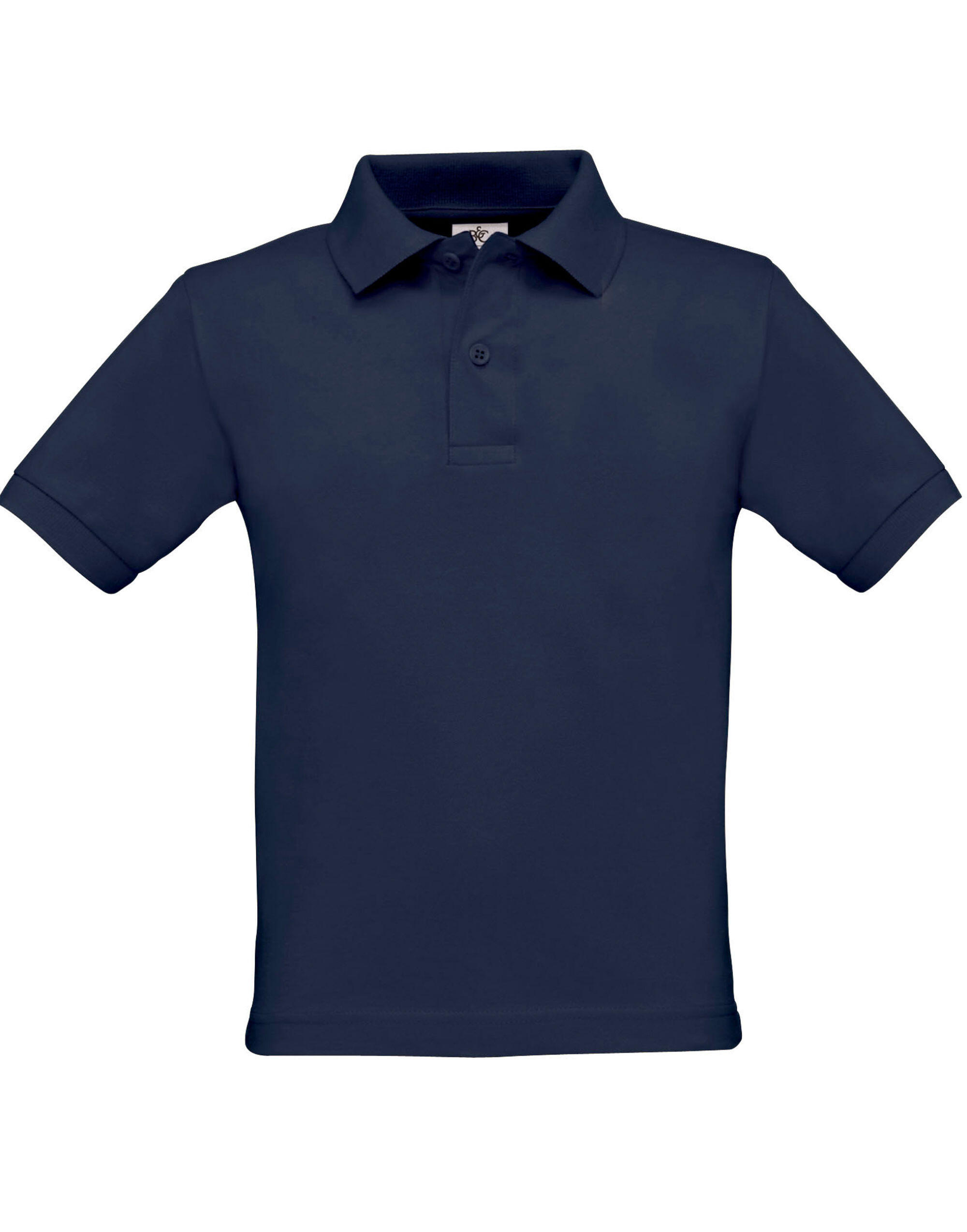B&C Navy Kid's Safran Short Sleeve Regular Fit Polo
