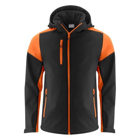 Printer Prime PP2261065 Printer Prime Men's Softshell Black/Orange