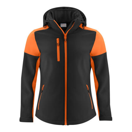 Printer Prime PP2261066 Printer Prime Ladies Softshell Black/Orange