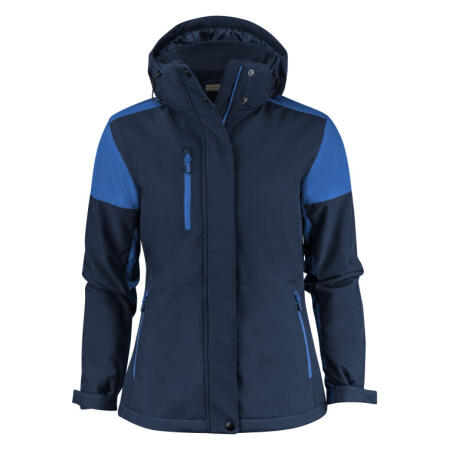 Printer Prime PP2261072 Printer Prime Ladies Padded Softshell Navy/Cobalt