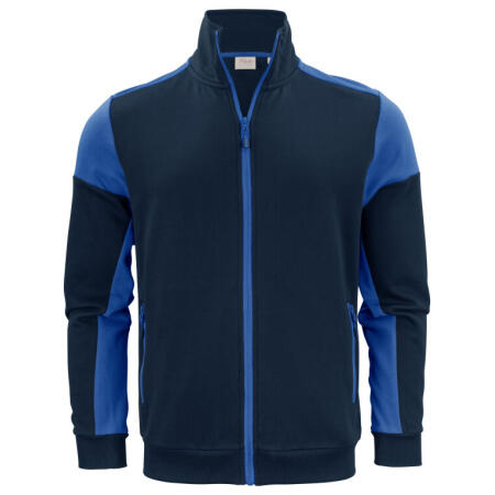 Printer Prime PP2262061 Printer Prime Full Zip Sweatshirt Navy/Cobalt
