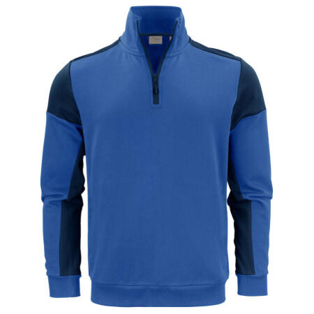 Printer Prime PP2262069 Printer Prime Half Zip Sweatshirt Cobalt/Navy