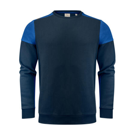 Printer Prime PP2262071 Printer Prime Crewneck Sweatshirt Navy/Cobalt