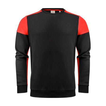 Printer Prime PP2262071 Printer Prime Crewneck Sweatshirt Black/Red