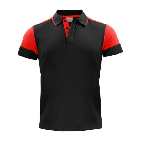 Printer Prime PP2265024 Printer Prime Polo Shirt Black/Red