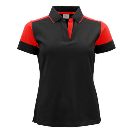 Printer Prime PP2265025 Printer Prime Ladies Polo Shirt Black/Red