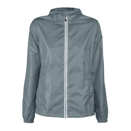 Printer Red PR2261048 Printer Red Ladies Fastplant Windbreaker Metal Grey