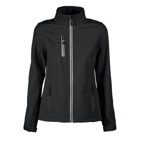 Printer Red PR2261050 Printer Red Ladies Vert Softshell Jacket Black
