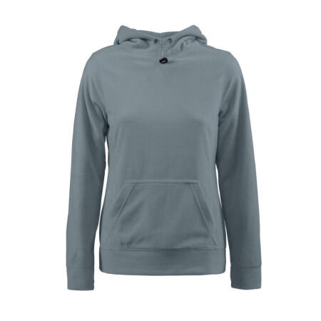 Printer Red PR2261511 Printer Red Ladies Switch Fleece Hoodie Metal Grey