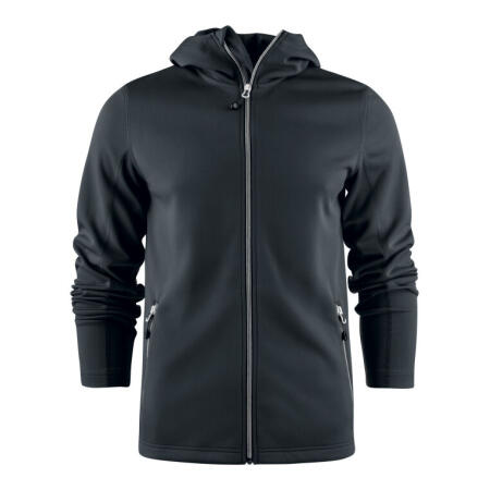 Printer Red PR2262056 Printer Red Layback Full Zip Hoodie Black