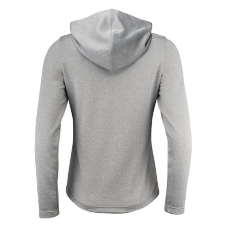 Printer Red PR2262057 Printer Red Ladies Layback F/Z Hoodie Grey Melange