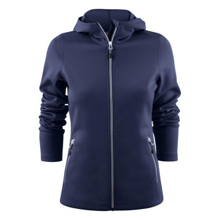 Printer Red PR2262057 Printer Red Ladies Layback F/Z Hoodie Navy