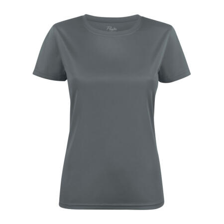 Printer Red PR2264026 Printer Red Ladies Run Active T-Shirt Metal Grey