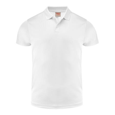 Printer Red PR2265028 Printer Red Smash Polo Shirt White