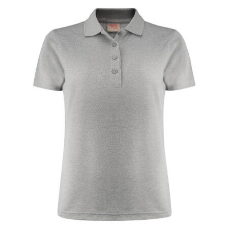 Printer Red PR2265029 Printer Red Ladies Smash Polo Shirt Grey Melange