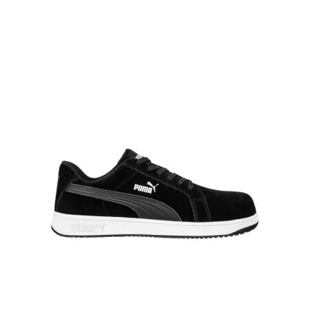 Puma Safety PS640010 Puma Safety Iconic Suede Black Low S1PL ESD Black
