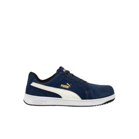 Puma Safety PS640020 Puma Safety Iconic Suede Navy Low S1PL ESD Navy