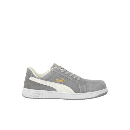 Puma Safety PS640030 Puma Safety Iconic Suede Grey Low S1PL ESD Grey