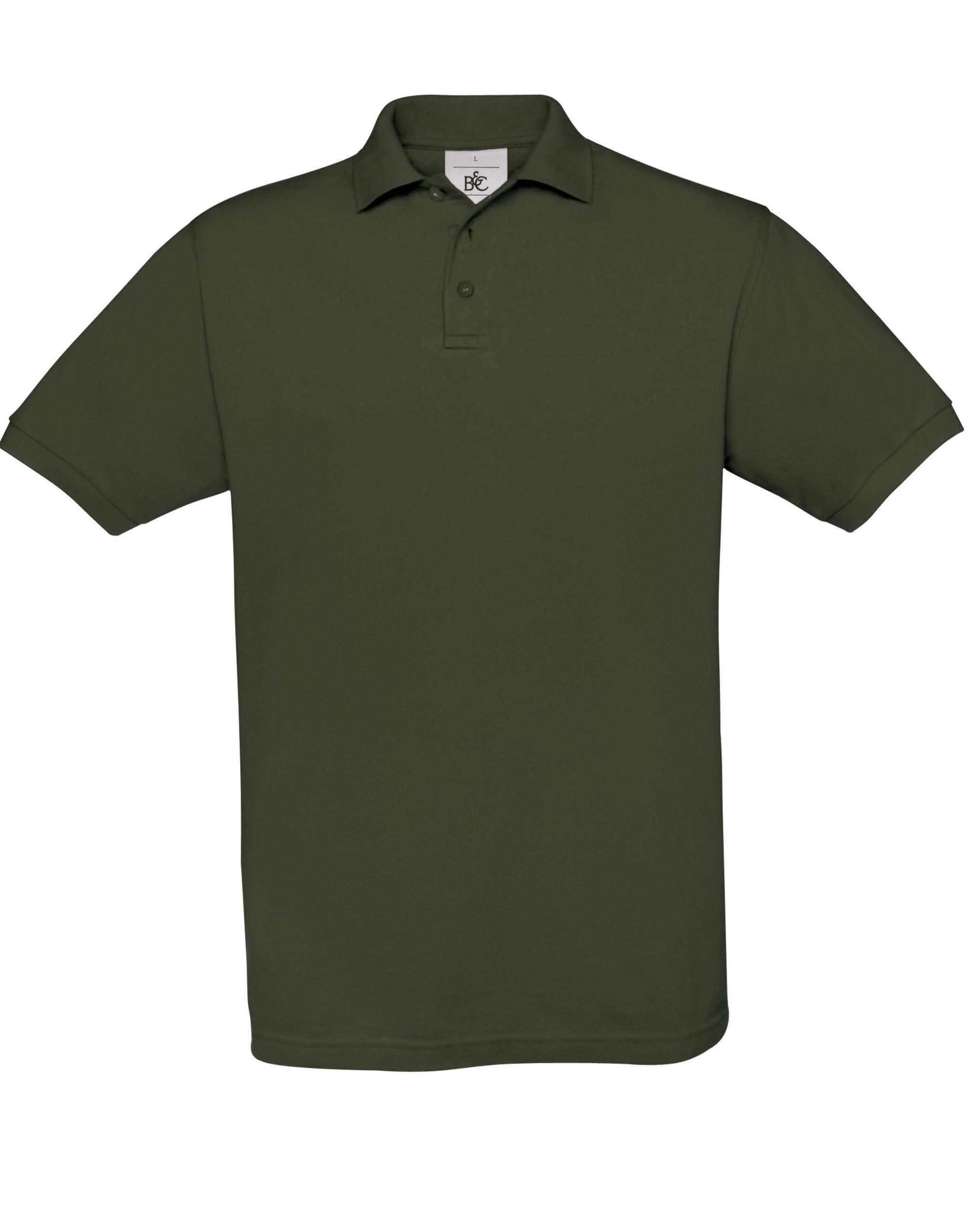 B&C Khaki Men's Safran Piqué Polo