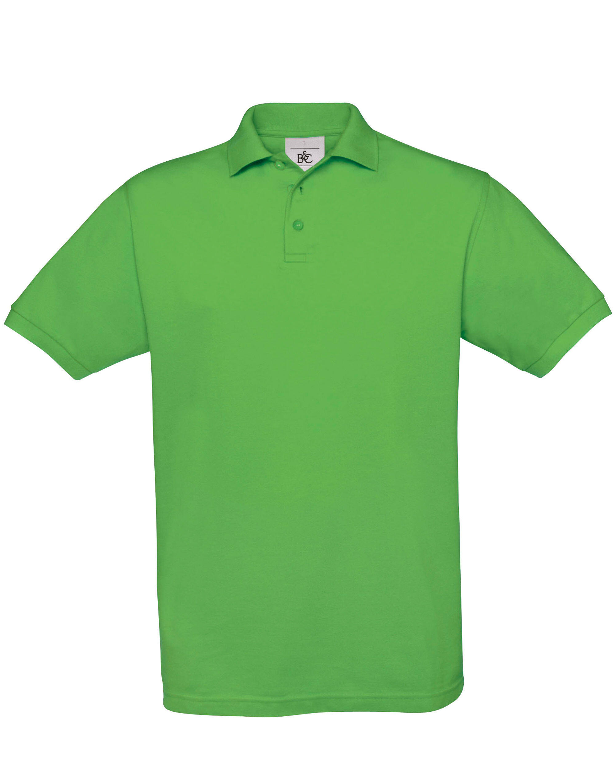 B&C Real Green Men's Safran Piqué Polo